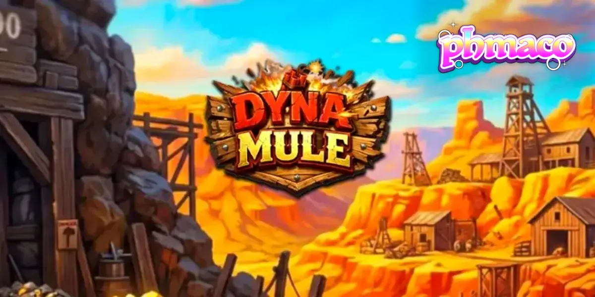 Isang visual na representasyon ng Dyna Mule slot na nagpapakita ng mga mekanikal na simbolo at mining theme.